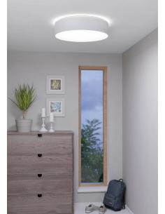 Smart white textile LED ceiling light - EGLO Romaoz 2