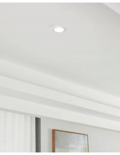 GU10 white aluminum recessed lamp 9 cm - EGLO Carosso 2