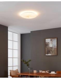 Round white LED ceiling light gold details Ø41 cm - EGLO Nieves2 2