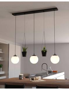 Original deco crystal 3-light pendant lamp - EGLO Rondo3 2