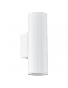 EGLO 94101 - RIGA Aplique de exterior LED en Acero galvanizado blanco