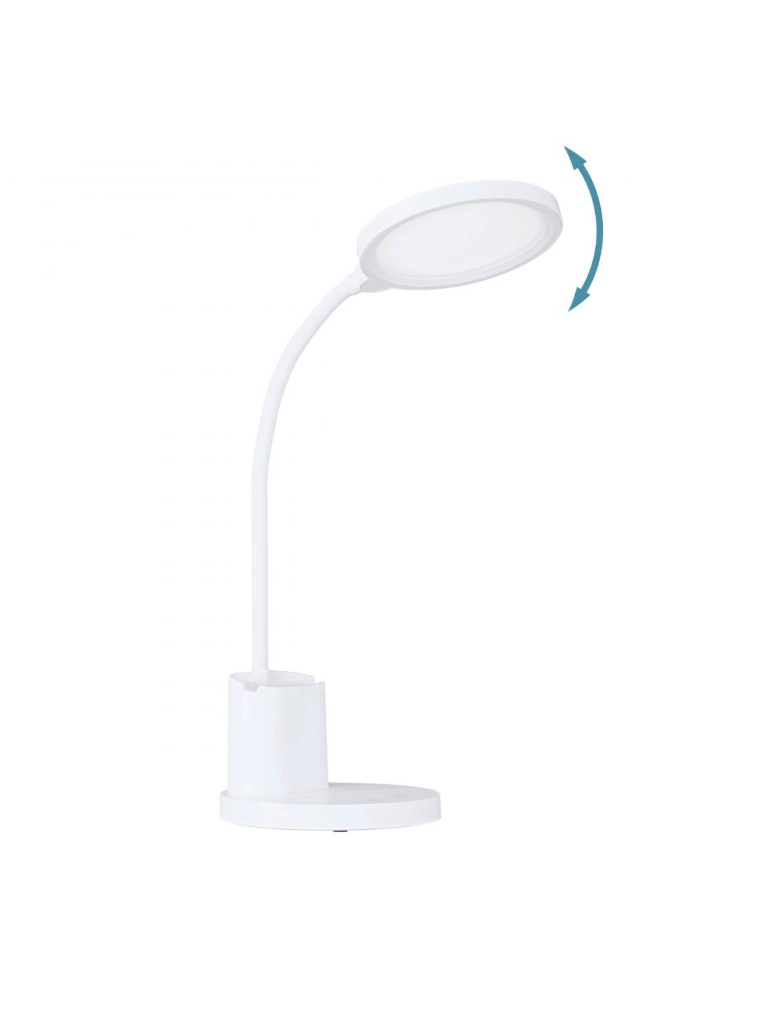 Instantáneamente Lógico Instrumento Flexo LED blanco intensidad y luz regulables - Eglo Brolini