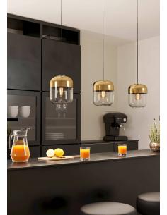 3-light pendant lamp crystal and gold - EGLO Maryvilla 2