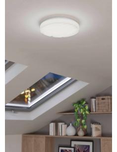 Original white round LED ceiling light Ø28 cm - EGLO Ferentino 2