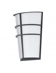 EGLO 94138 - BREGANZO Outdoor LED wall light in galvanized steel anthracite and acrylic