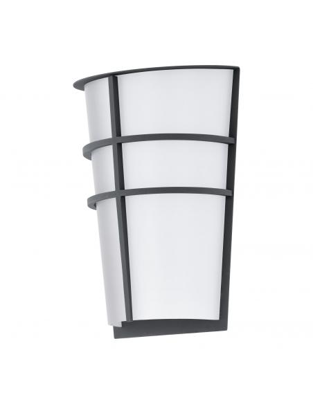 EGLO 94138 - BREGANZO Outdoor LED wall light in galvanized steel anthracite and acrylic