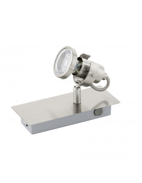 EGLO 94144 - TUKON 3 Living Room Lamp in Nickel-matte Steel