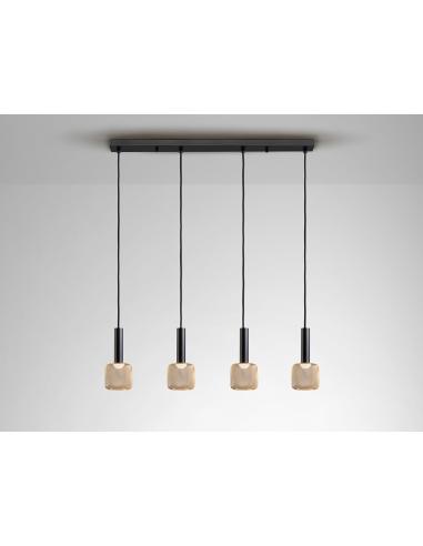 4-light lamp Black/Gold - SCHULLER...