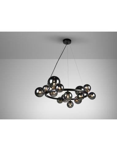 14 lights Black Lamp - SCHULLER Astros