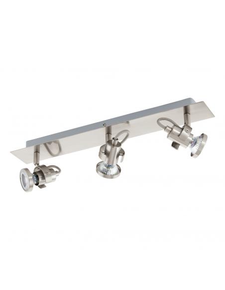 EGLO 94146 - TUKON 3 Living Room Lamp in Nickel-matte Steel