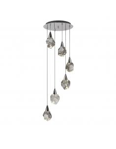 6 light Chrome Lamp -...
