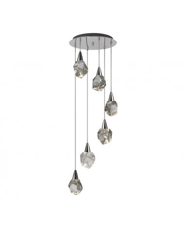 6 light Chrome Lamp - SCHULLER Aquaria