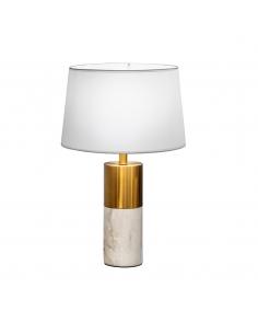 White Marble Table Lamp -...