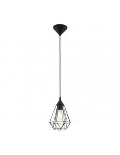 EGLO 94187 - TARBES Living Room Lamp in Black Acrylic and Steel