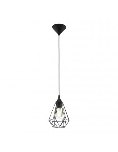 EGLO 94187 - TARBES Living Room Lamp in Black Acrylic and Steel