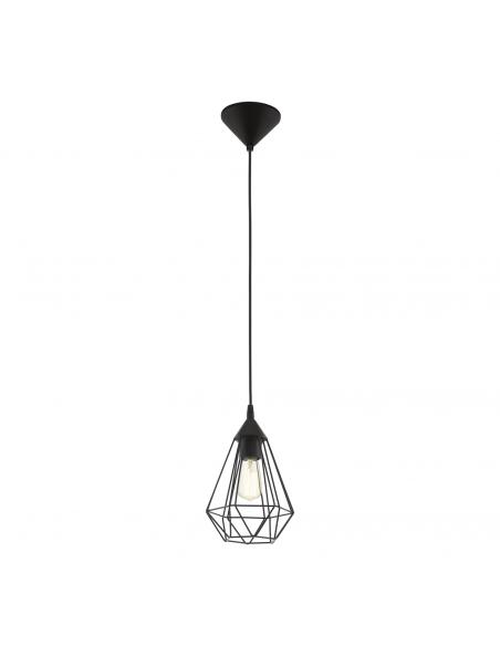 EGLO 94187 - TARBES Living Room Lamp in Black Acrylic and Steel