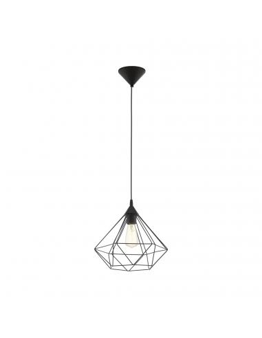 EGLO 94188 - TARBES Living Room Lamp in Black Acrylic and Steel