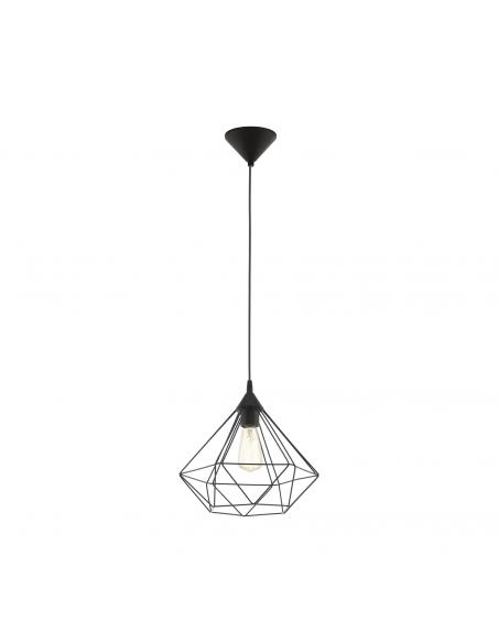 EGLO 94188 - TARBES Living Room Lamp in Black Acrylic and Steel