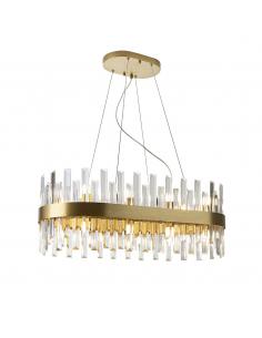 20 Lights Oval Gold Lamp -...