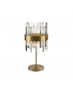6 Light Gold Table Lamp -...