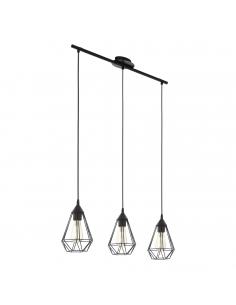 EGLO 94189 - TARBES Living Room Lamp in Black Steel and Steel