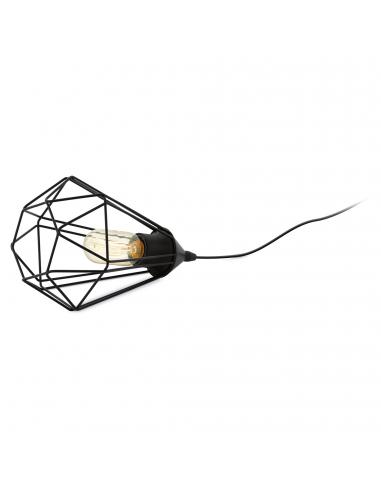 EGLO 94192 - TARBES Living Room Lamp in Black Steel and Steel