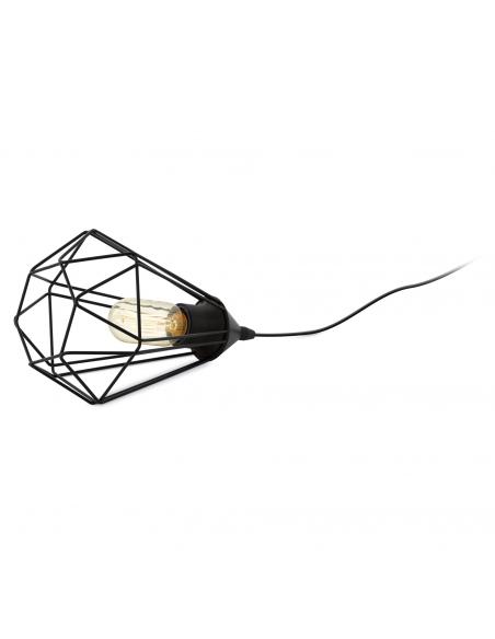 EGLO 94192 - TARBES Living Room Lamp in Black Steel and Steel