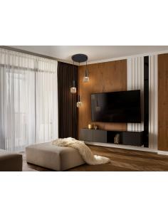 3 light lamp Black/Gold -... 2