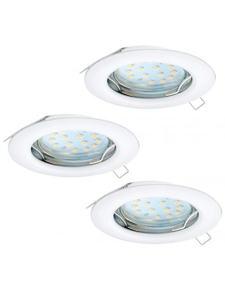 EGLO 94235 - PENETO Lámpara Empotrable LED en Acero blanco
