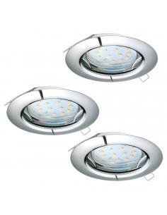 EGLO 94236 - PENETO Recessed LED Lamp in Chrome Steel