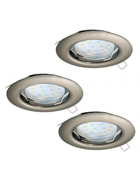 EGLO 94237 - PENETO Lámpara Empotrable LED en Acero níquel-mate