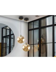 Lamp Ø20 Black-Brass -... 2