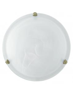 EGLO 7901 - SALOME Living Room Lamp in Burnished Steel and Alabaster Glass