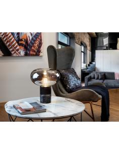 Black Marble Table Lamp -... 2