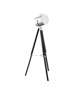 EGLO 94368 - UPSTREET Living Room Lamp in Wood, black steel and Steel