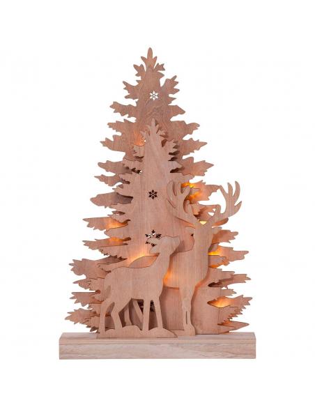 Deco Reindeer Wood Fir - EGLO Fauna