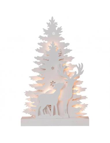 Deco White Reindeer Fir - EGLO Fauna