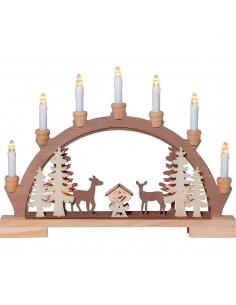 Deco Reindeer Arch Candlestick - EGLO Fauna