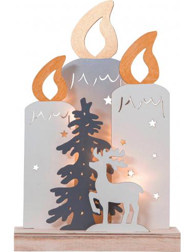 Deco Reindeer Candles - EGLO Fauna