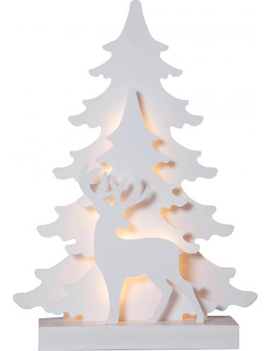 Deco Spruce with White Reindeer - EGLO Grandy
