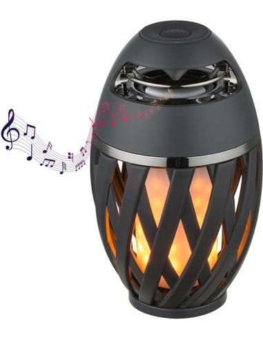 Bluetooth speaker lamp flame effect - GLOBO Stream
