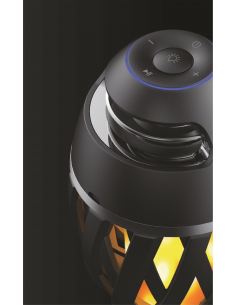Bluetooth speaker lamp flame effect - GLOBO Stream 2