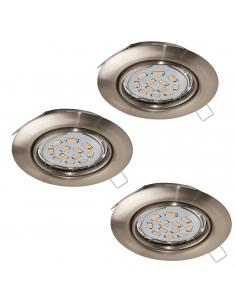 EGLO 94408 - PENETO LED Recessed Lamp in Nickel-matte Steel