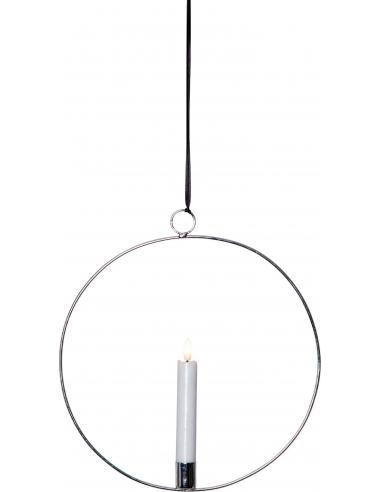 Ws/Sw Candle Circle Pendant - EGLO Flammering