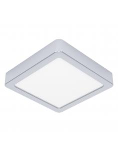 Square chrome LED ceiling light 16 cm - EGLO Fueva5