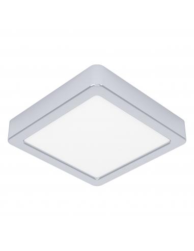 Square chrome LED ceiling light 16 cm - EGLO Fueva5