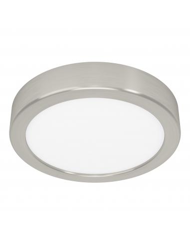 Round nickel LED ceiling light Ø16 cm - EGLO Fueva5