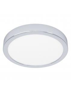 Round chrome LED ceiling light Ø21 cm - EGLO Fueva5