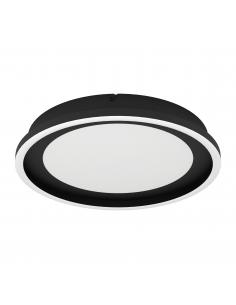 Plafón LED redondo negro Ø38 cm - Eglo Calagrano