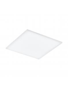 Plafón LED cuadrado blanco 59 cm - Eglo Trupiana